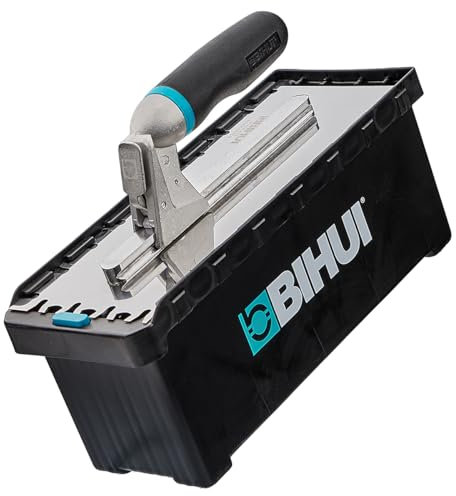 Juego de Llanas Dentadas BIHUI - Conjunto de 6 Peines para Alicatado de 280x115mm - Paletas de Acero Inoxidable para Cola - Tamaños de 6,8,10,12,10x20mm.