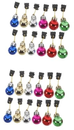 FOMIYES Uds Clips Navideños para Barba Decoración Navideña Clip Navideño Decoraciones para Barba Clip Navideño Adornos para Barba