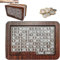 Huangsanye Geldsparbox Holz Spardose mit Zähler, Retro Sparschwein aus Holz, Sparbox mit Zahlen ankreuzen, Wiederverwendbare Spardose, Fortune Box Spardose, Takebo Spardose