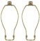 Royal Designs HA-1001-10BR-1 Heavy Duty Lamp Harp, 10, Polished Brass