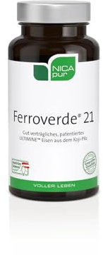 nicapur Ferroverde 21 I Eisen aus natürlicher Quelle + Vitamin C I hochdosiert