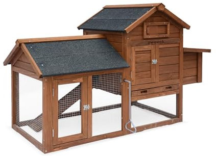 Alice's Garden - Poulailler en Bois GALINETTE. 3 Poules. Cage à Poule avec enclos