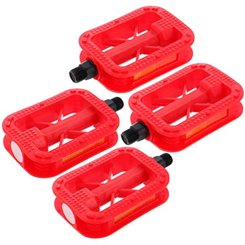 2 Pairs Kid Bike Pedals Replacement Accessories Reflectors for Kids American Thread