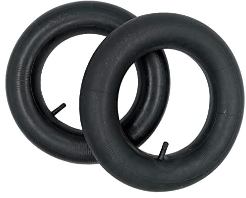 2 Pack 3.50-8 Wheelbarrow Inner Tubes with TR-13 Straight Valve – Heavy Duty Rubber Replacement Tubes for Wheelbarrows, Lawn Mowers, Hand Trucks, Garden Carts, Dollies, Trolleys & Wagons