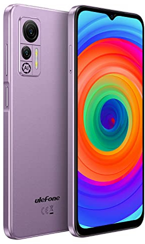 Ulefone Android 12 4G Mobile Phone Unlocked NOTE 14, 3-Card Slot, Helio A22 Quad Core 3GB+16GB, DUAL SIM-Free Smartphone, 6.52'' HD+ Screen, 8MP+5MP Camera, 4500mAh Battery, Face Unlock GPS Purple