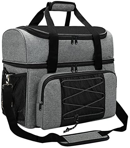 Pyatofly Bowlingtasche und gepolsterte Trennwand für Doppelball, 1 Paar Bowling