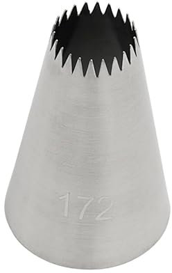 BrandNewCake® Bocchetta Stella Aperta #172 - Ugello in Acciaio Inox per Decorazioni Torte - Accessorio per Pasticceria