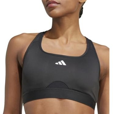 Adidas Donna PowerReact Training Bra, Black, M