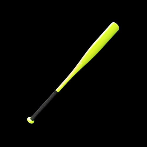 Premium Aluminium Baseballschläger I Profi Alu Baseball Schläger Hobby Sport, für Baseball- Bälle, 32 Zoll Neongelb, mit rutschfestem Griff