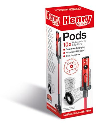 Numatic 915744 Henry Quick Pods, Microfibre 3 Layer Filtration