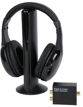 Wireless Headphones for TV Watching, Wireless Headset for Adults & Seniors, Compatible with Computer & TV