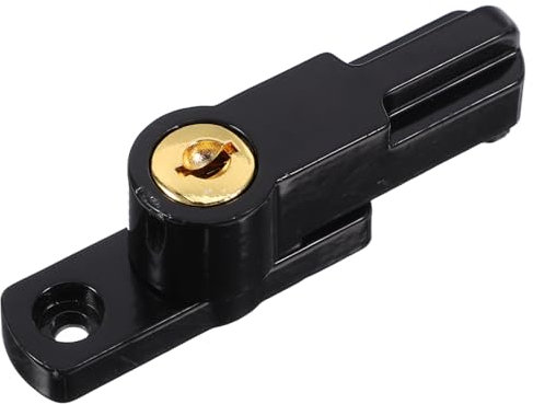 Gadpiparty 1ensemble Serrure De Fenêtre Coulissante Type Avec Clé Kit De Verrouillage De Sécurité Pour Fenêtres Installation Facile Et Compatible Et Coulissantes