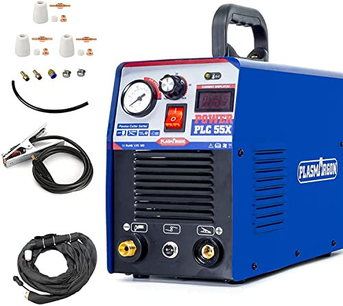 PLASMARGON 55 Amp Plasma Cutter HF IGBT Inverter Plasma Cutter Portable Air Plasma Cutting Machine 230V PLC55X