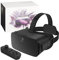 DESTEK V5 VR Gafas para teléfono móvil, protección ocular, gafas 3D para teléfono móvil, gafas de 110° FOV HD, lentes anti-azul, auriculares VR para iPhone, Samsung, Android 4,7-6,8 pulgadas