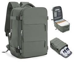 Vakuum ryggsäck med pump handbagage ryggsäck 40 x 30 x 20 för Ryanair reseryggsäck Easyjet 45 x 36 x 20 under sätet flygplan handbagage resväska weekenderväska vandringsryggsäck vardaglig dagsryggsäck