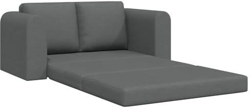 vidaXL Soffsäng Mörkgrå 148 x 71 x 83 cm tyg