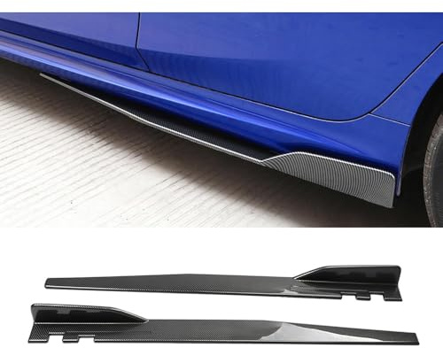 ONWZCJDI Coche Faldones Laterales para BMW 2 Series Gran Coupe (2019-2024),Pedales Faldón Escalones Laterales Divisores Barra Paso Lateral Balancines Alas Difusor,Carbon Fibre