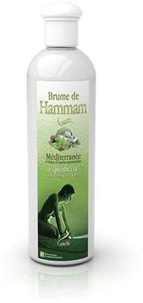 Camylle - Steam Bath Fragrance Méditerranée - A base di oli essenziali per camere a vapore, bagni di vapore o docce a vapore - Equilibrante con aromi freschi e floreali - 500ml