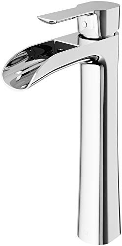 VIGO Niko 11'' H Single Handle Single-Hole Bathroom Vessel Faucet in Chrome-VG03024CH