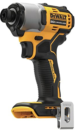 DEWALT 20V MAX* 1/4 in. Brushless Cordless Impact Driver (Tool Only) (DCF840B)
