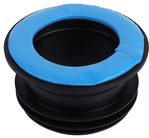 Anello di cera per WC,anello di tenuta per WC, guarnizione per WC migliore della cera, anello di tenuta per tubo di scarico con guarnizione in gomma, tazza per WC senza cera, anello di tenuta per fla
