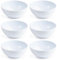 Acan Tradineur - Pack de 6 Cuencos - Capacidad 425 ML - Fabricado en Plástico -Ideal Tanto para la hostelería como el hogar - Ø 12 x 5 cm - Color Blanco