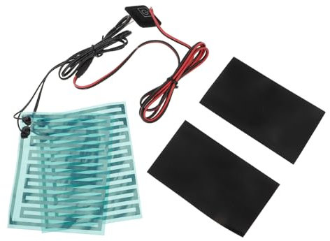 IMIKEYA Heizgriff-kit Für Motorrad Mit Dreistufigem Temperaturregler Selbstklebend Installieren Automatisches Abschalten Nach Stunden Standby