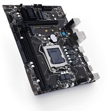 LICAEVEY H511 Gaming Motherboard (H470 Chipset/LGA 1200 Socket/ATX) - DDR4 Dual Channel, PCIe 4.0 X16, Dual M.2, WiFi, Supports 10th & 11th I9/i7/i5/i3