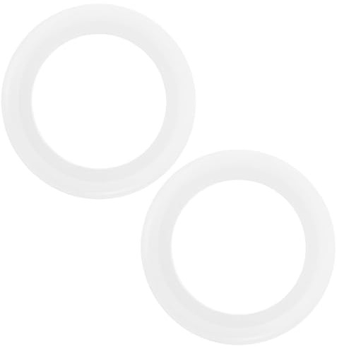 Angoily Anneaux de Trou en Silicone pour Parasol de Table de Patio Lot de 2 Pièces Transparentes Protège-Table Anti-Rayures et Anti-Vibration Accessoires pour Parasol d'Extérieur