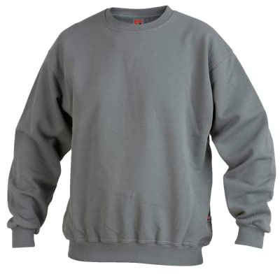 WÜRTH MODYF Sweatshirt für Herren & Damen in Graphit - moderner Arbeitspullover, perfekt für Handwerk, Werkstatt, Arbeiten im Freien - Größe L