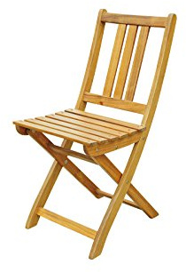 XXS® Akazie-Holz Garten-Stuhl, FSC® 100% Zertifiziert, Klappstuhl für Balkon Garten Terrasse, Holz-Stuhl zusammenklappbar, gut zu verstauen im Winter [521395]