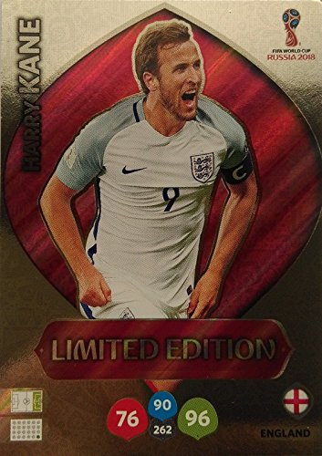 Adrenalyn XL Panini World Cup Russia 2018 Kane XXL Limited Edition Card