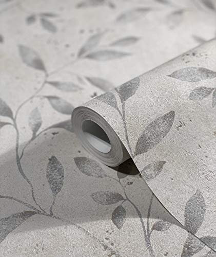 marburg Tapete Beige Floral für Schlafzimmer oder Wohnzimmer Vliestapete 100% Made in Germany PREMIUM QUALITÄT 10,05 x 0,53m 32633