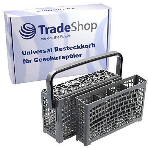 Trade-Shop Besteckkorb Korb Universal teilbar für fast alle 45cm 60cm Spülmaschine Geschirrspüler passend für AEG Bosch Bauknecht Beko Candy SMEG Gorenje
