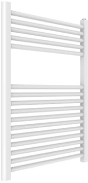 Kiamami Valentina - Termosifone bagno verticale in acciaio bianco 60x77cm