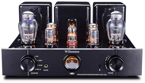 Willsenton R300 Plus Amplificatore valvolare 300 Bx2 amplificatore integrato classe A amplificatore di potenza amplificatore per cuffie tutto in uno (nero)
