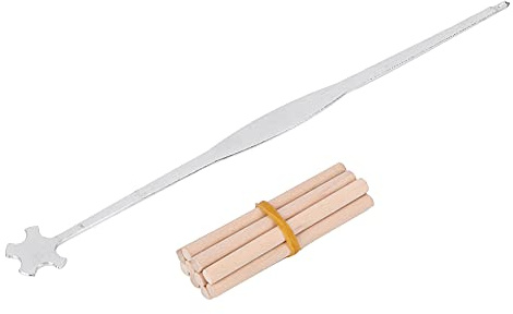 10 pezzi di supporto per violino, materiale in legno con posizionatore per violino in acciaio inossidabile, strumento di installazione semplice per accessori per violino, uso a