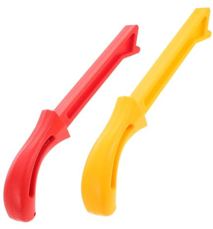 BAZEITFLOW 2pcs Woodworking Push Stick Safety Accessories for Jointers and Table Saws Ergonomic Design High Visibility Red Woodworking Tools for Safe Carpentry Tasks