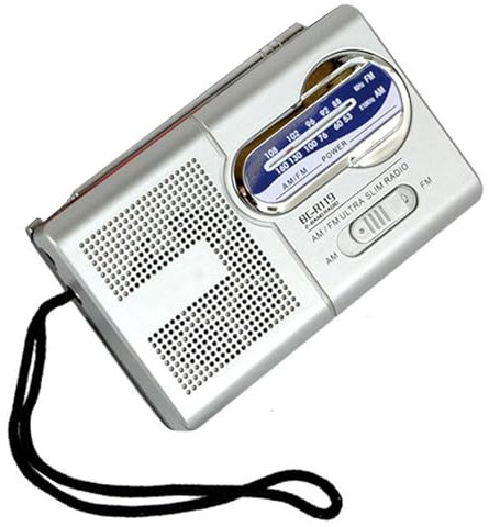 Radios con Batería, Reproductores De Música Portátiles para, Radios Portátiles Am - FM, con Altavoces Incorporados Y Enchufes para Auriculares, para Padres Y Ancianos