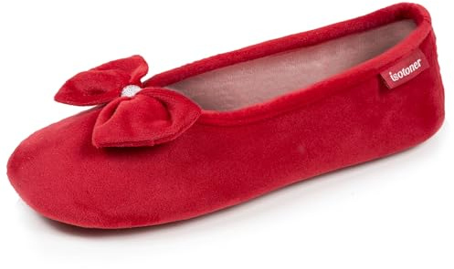 Isotoner Zapatillas Zapatillas Bailarinas Mujer Rojo 37/38