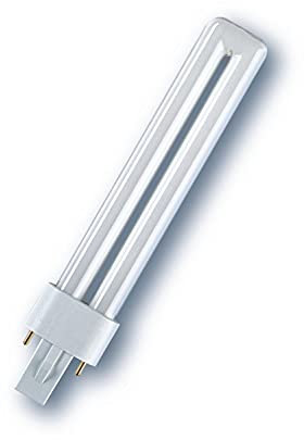 Osram Dulux S 11W/827 Lampada Fluorescente Compatta, Bianco Caldo, 2700 Kelvin