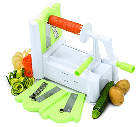 Ghidini Cipriano 2574 Affetta Verdure Girevole, 3 in 1