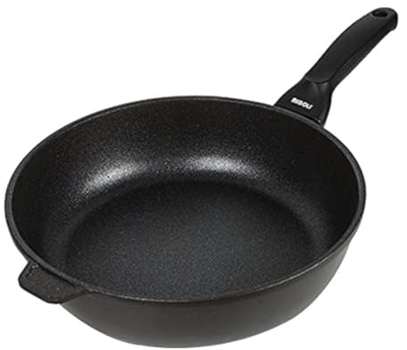 Risoli Gjuten aluminiumstekpanna med bakelithandtag, Black Plus Line (Ø 24 cm)