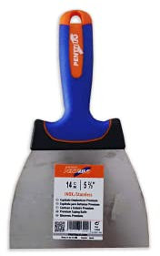 Espátula Emplastecer Premium Mango Bimaterial Inox (140 MM)