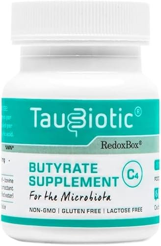 TauBiotic® de RedoxBox® - Suplemento de Butirato (tributirina 500 mg) para la Microbiota - 30 cápsulas blandas gastroresistentes