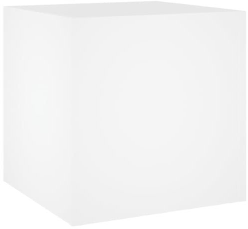 vidaXL Jardinera Blanca 40x40x40 cm de Madera de ingeniería