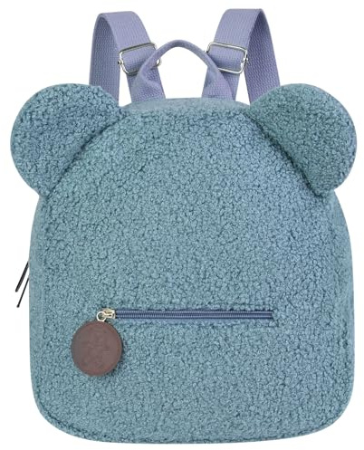 Aomig Cartable Scolaire Maternelle Mignon Sac à Dos Teddy, Joli Dessin d'Animal pour Enfant d'École