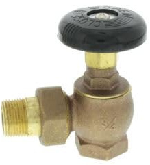 3/4 Steam Radiator Valve Air Vent Temperature Control FIP x Male Union Brass