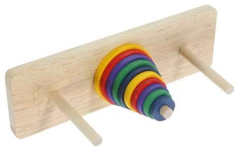 ERINGOGO Puzzle Coulissant Adulte en Bois Coloré, Casse-tête de Hanoï pour Jeu de Réflexion et Développement Intellectuel, pour Soirée Détente ou Fête