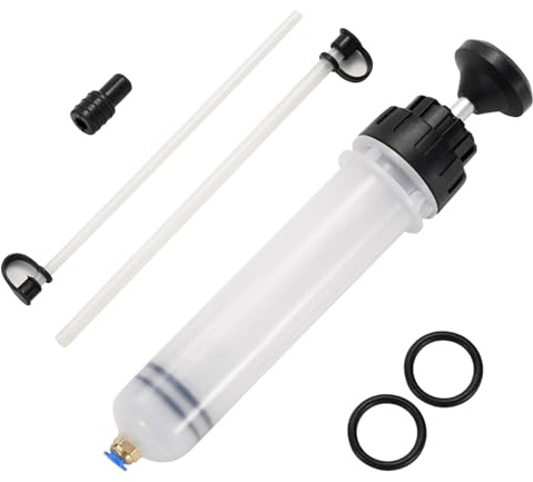 Greluma 1 Set 200CC vätskeutsugare Auto, vätskepump med förlängningsrör, oljespruta med kraftfull sugkraft, vätskeutsugningspump för extraktion av motorolja, transmissionsolja, bromsvätska